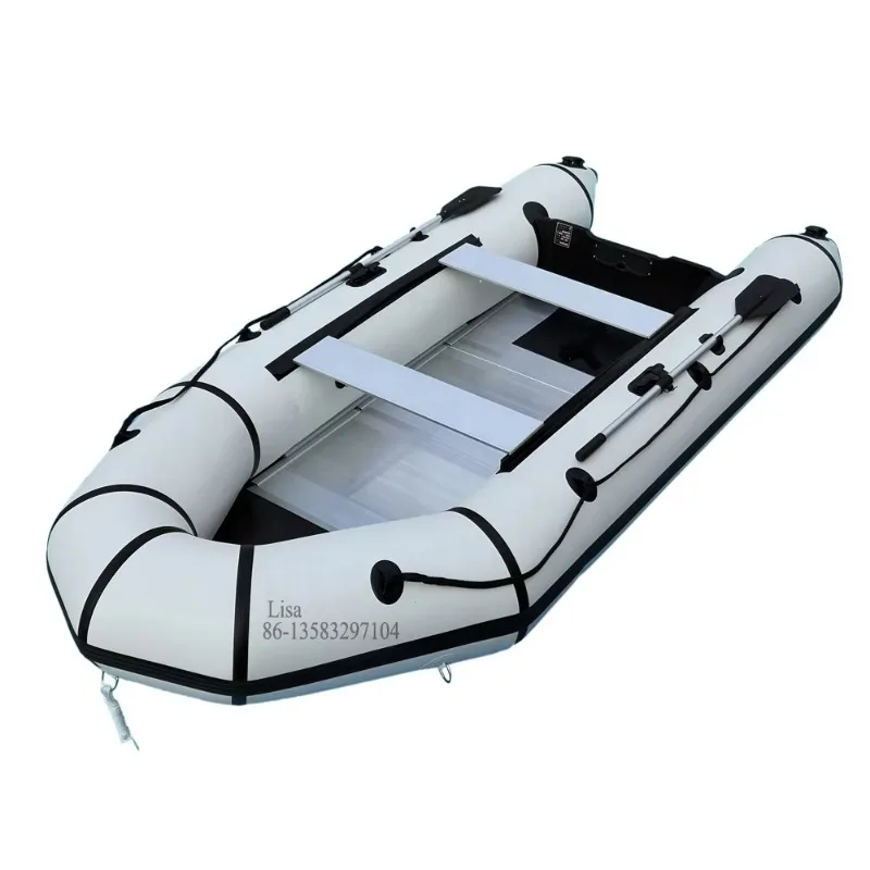 YTYIN 3.8m Waterplay Crafts CE PVC Foldable Inflatable Rowing Fishing Boats