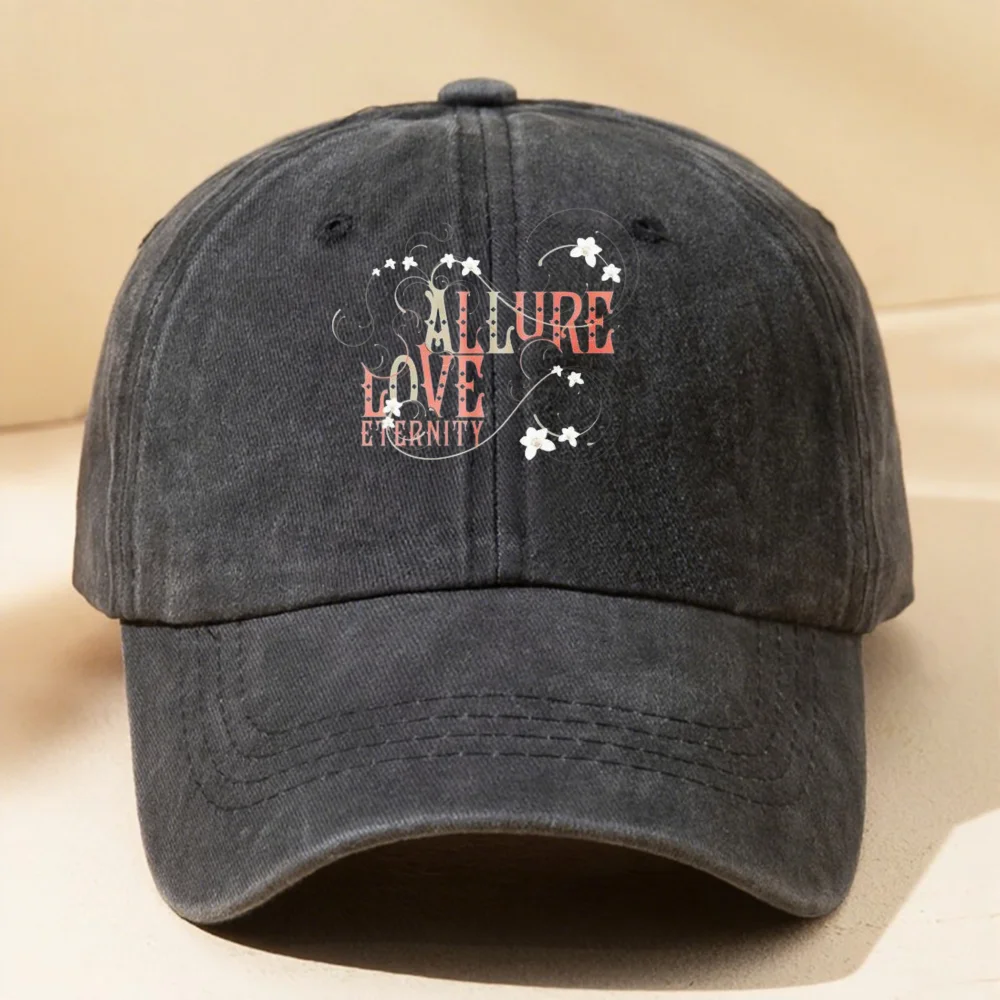 ALLURE LOVE الأمريكية الرجعية الاتجاه غير الرسمي القديم قبعة بيسبول تنوعا ارتداء بسيط عادية قبعة غسلها قبعة رعاة البقر BestGift UNITED #5
