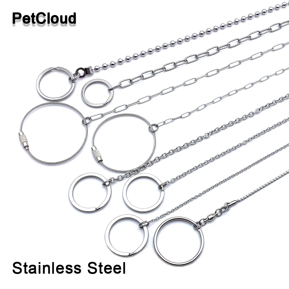 Stainless Steel Parrot Chain Bird Foot Ring Stand Chain Parrot Rope Bird Chain Anti Bite Wire Rope Outdoor Flying Training