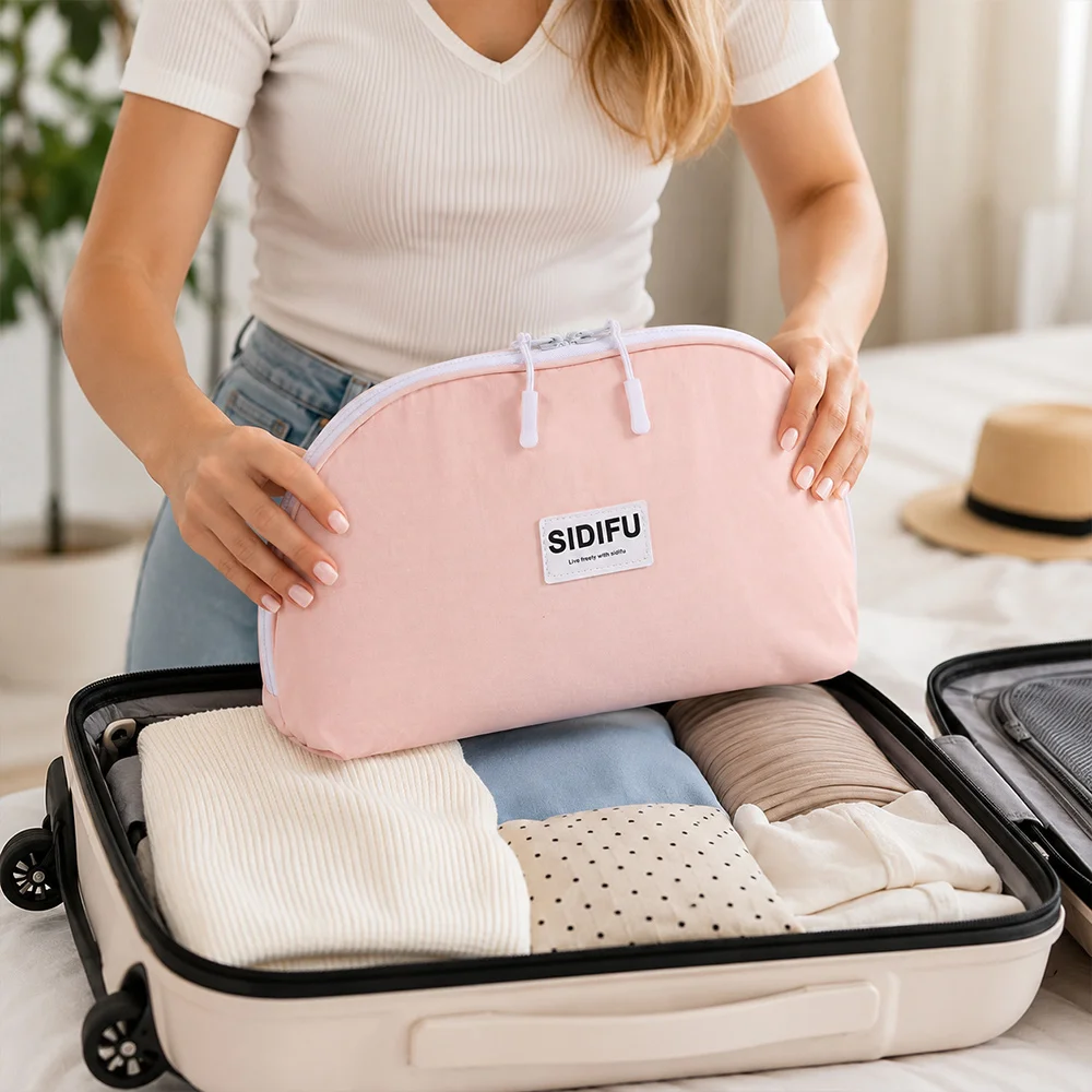Multi-purpose Underwear Storage Bag Three-in-One Set Compression Function Travel Organizer Lightweight Portable