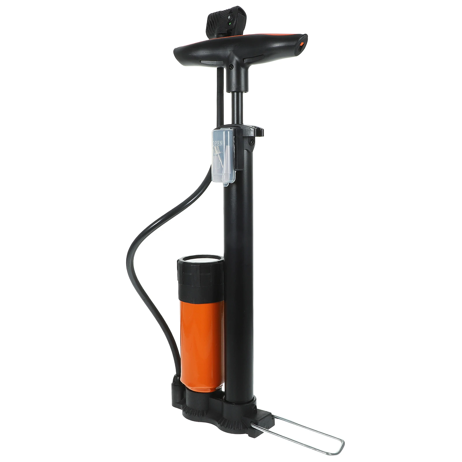 

160Psi High Pressure Floor Bike Pump Portable Tire Inflator With Gauge Durable Universal Nozzle For Cycling Motorcycle Sports