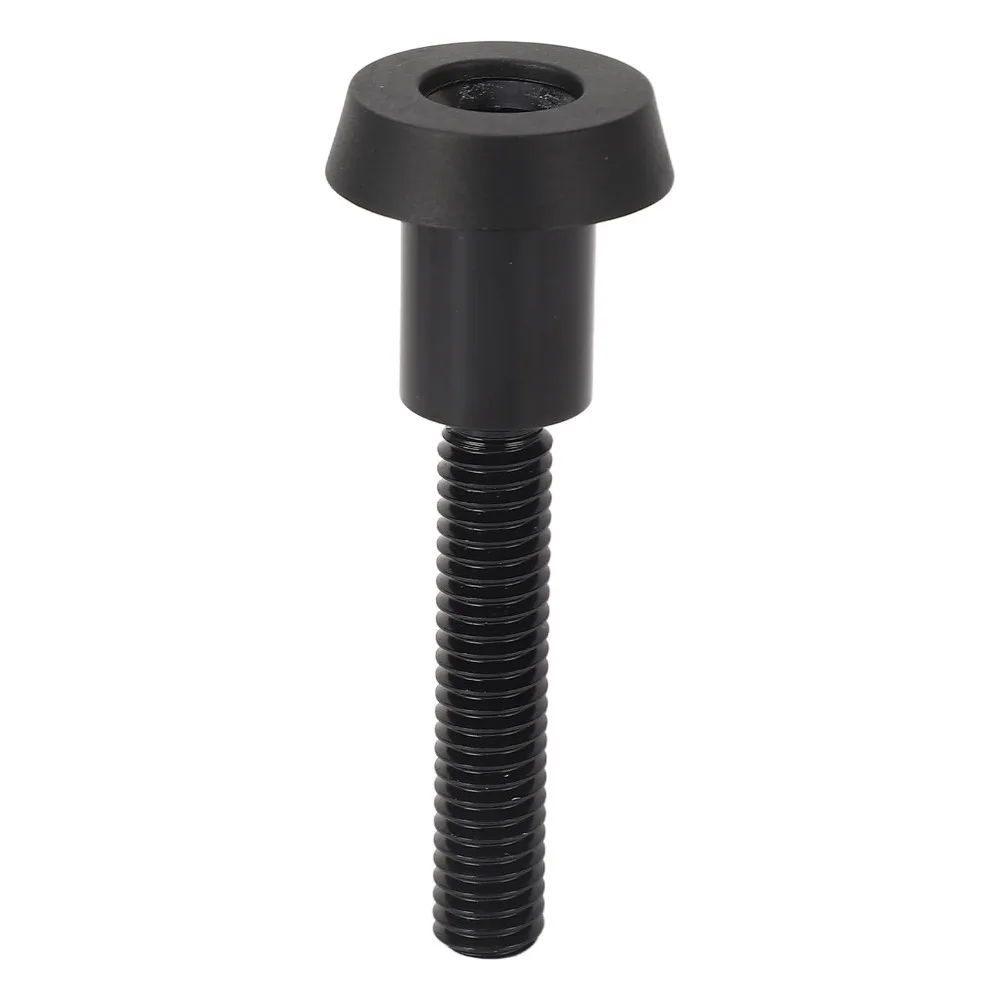 

Aluminum Billiard Cue Back Plug Screws Lightweight Easy to Install Pool Cue Bottom Protectors Screw Black
