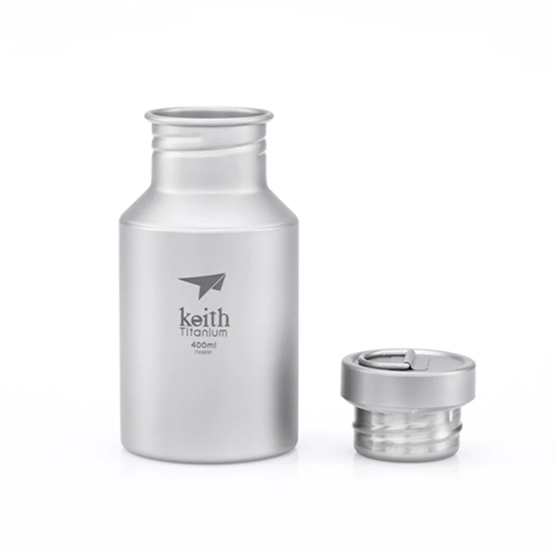 Imagem -03 - Keith 400ml Titanium Sports Water Garrafa Ciclismo Água Caneca Ultraleve Beber Drinkware Fácil Carry Ti3030