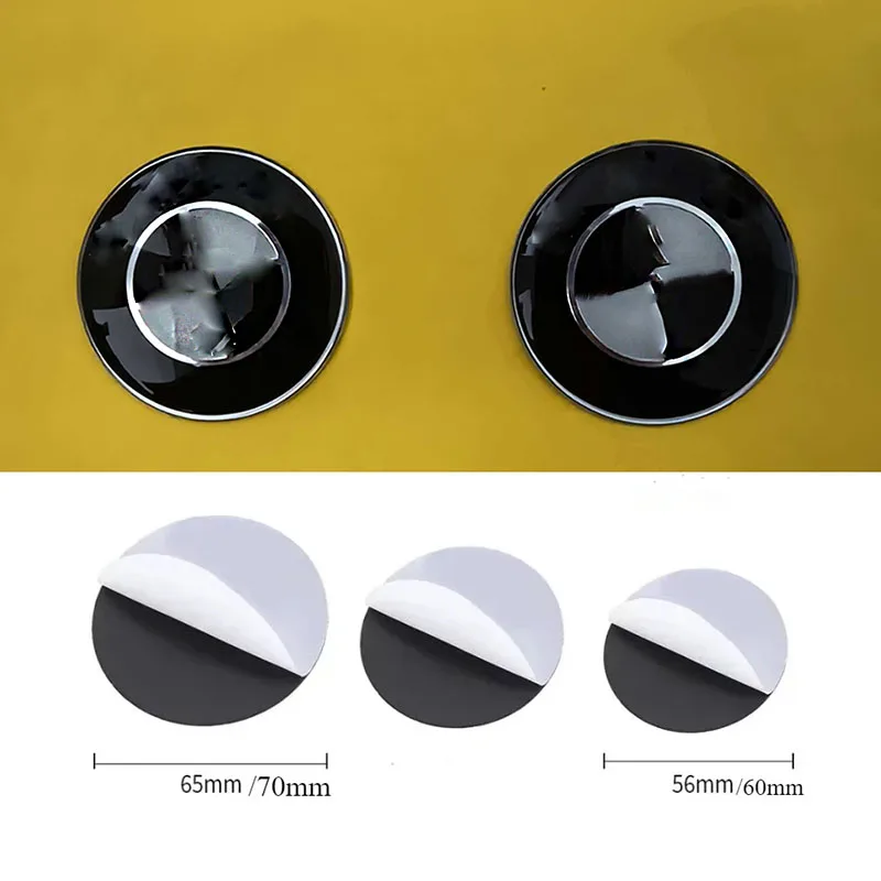Autocollants de couvre-moyeux de roue de voiture 56/60/65/70mm pour M3 X5 X3 E46 E90 E39 F10 F20 F30 G20 E60 E36 E34 X6