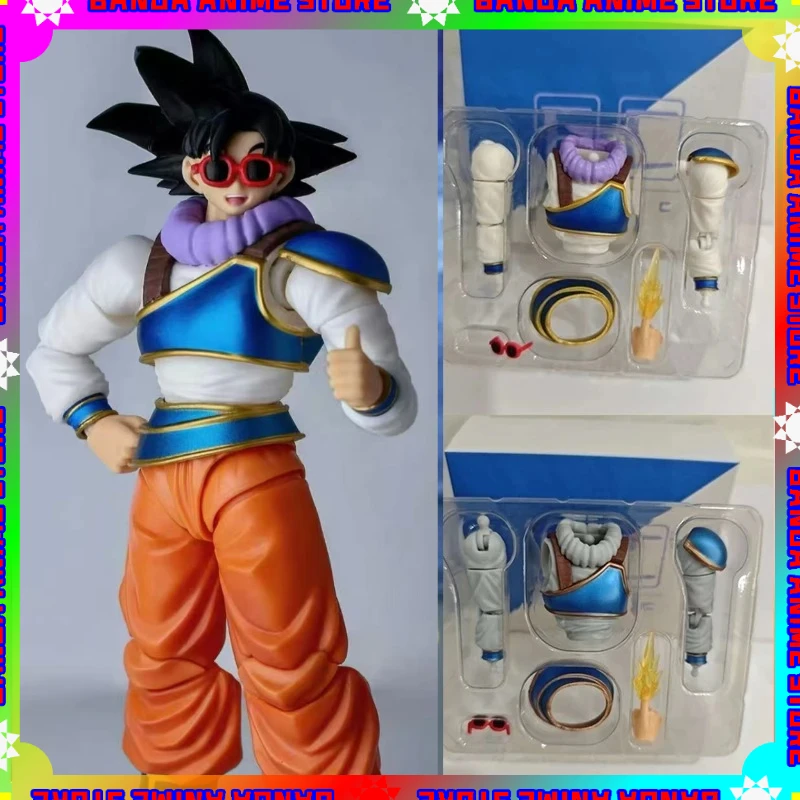 

E & C Dragon Ball Z SHF Instant Transmission Son Goku Chibi Dam'z Clothes Modified Parts Accessories Anime Action Figure Toy