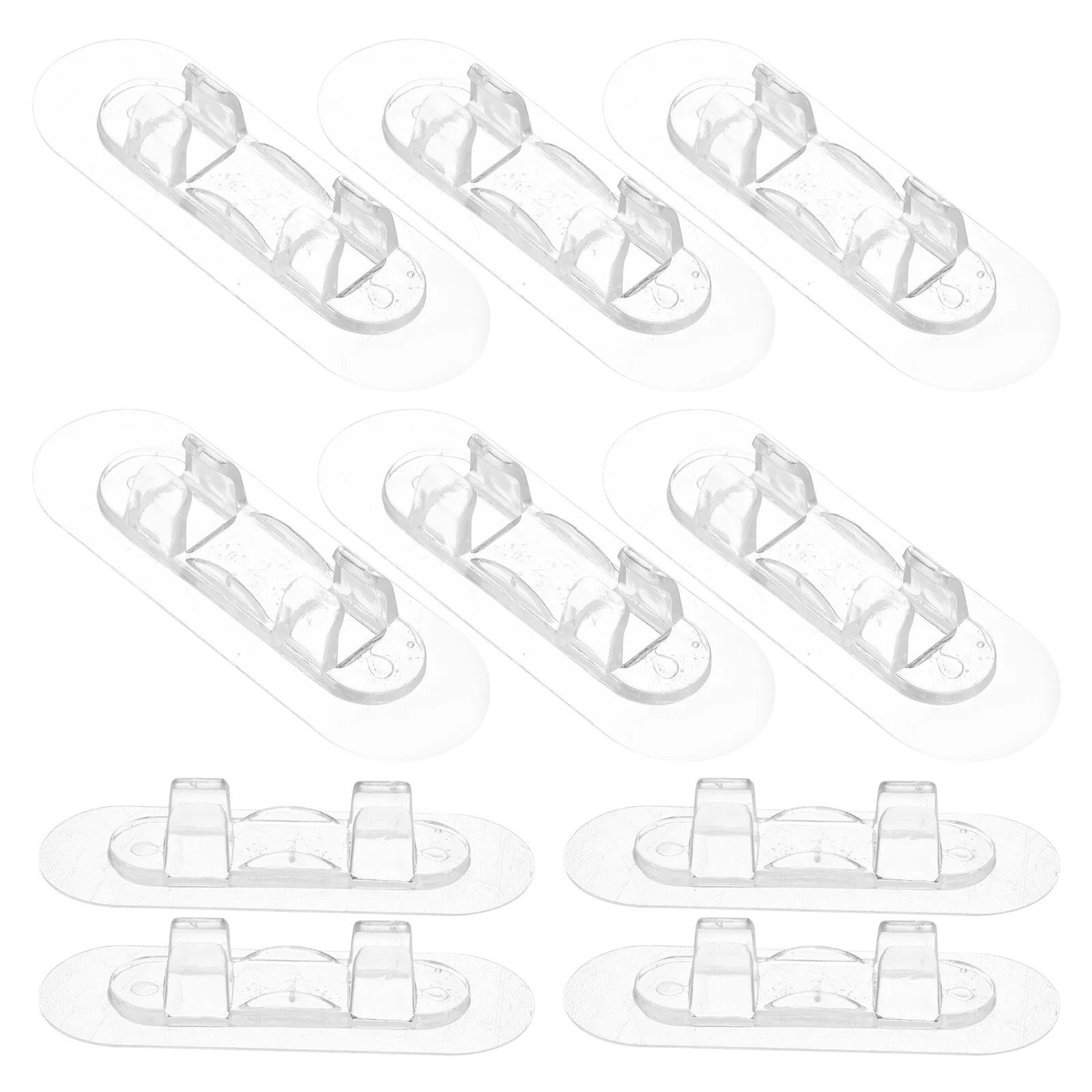 

10Pcs Desk Cable Holder Stable Self Adhesive Wire Organizer for Home Office Kitchen Cord Keeper Desk Wire Management