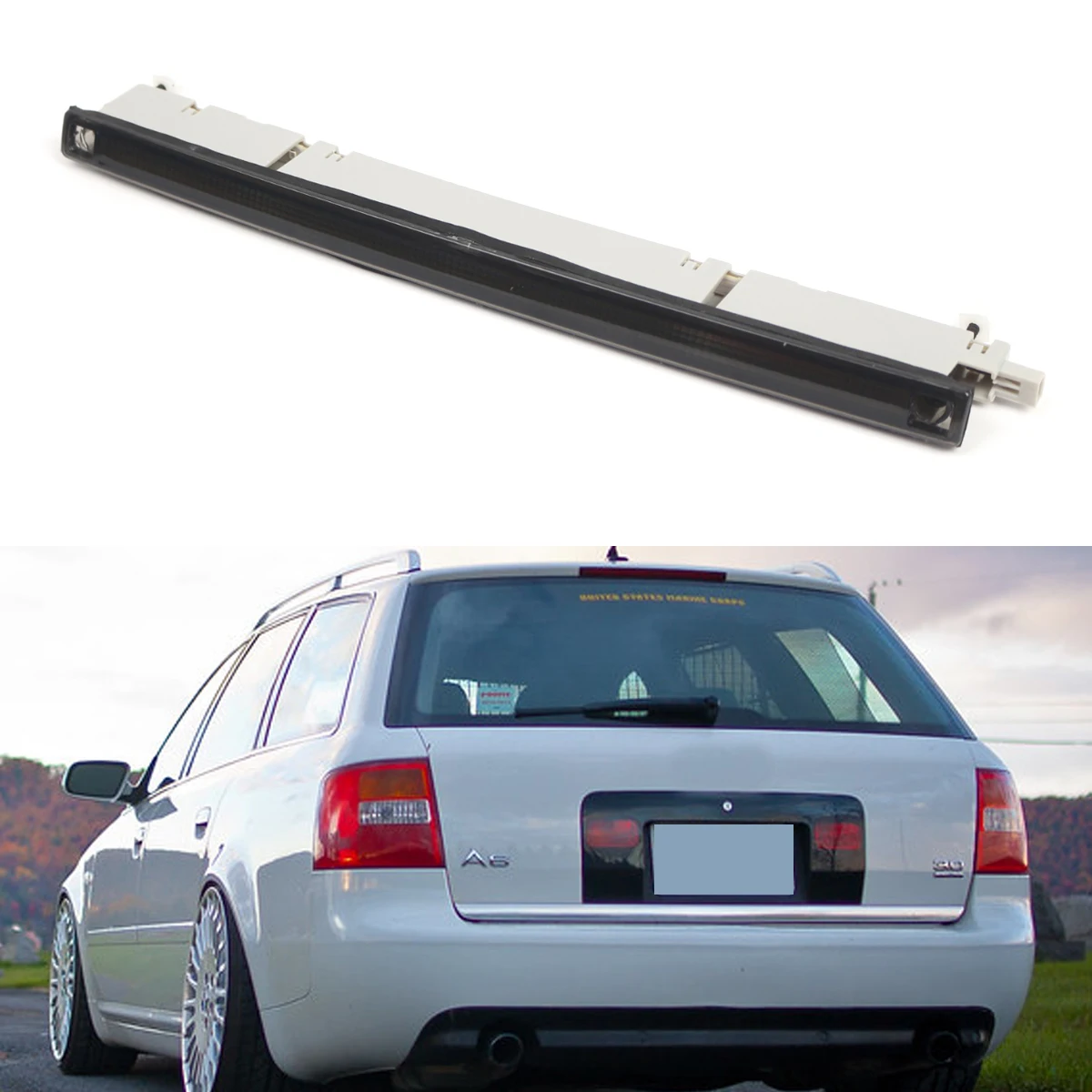 

Для Audi A6 C5 Avant 1998-2005 Новый супер яркий высокоустановленный стоп-сигнал дымчатый 3-й светодиодный стоп-сигнал высокого уровня 4B9945097A