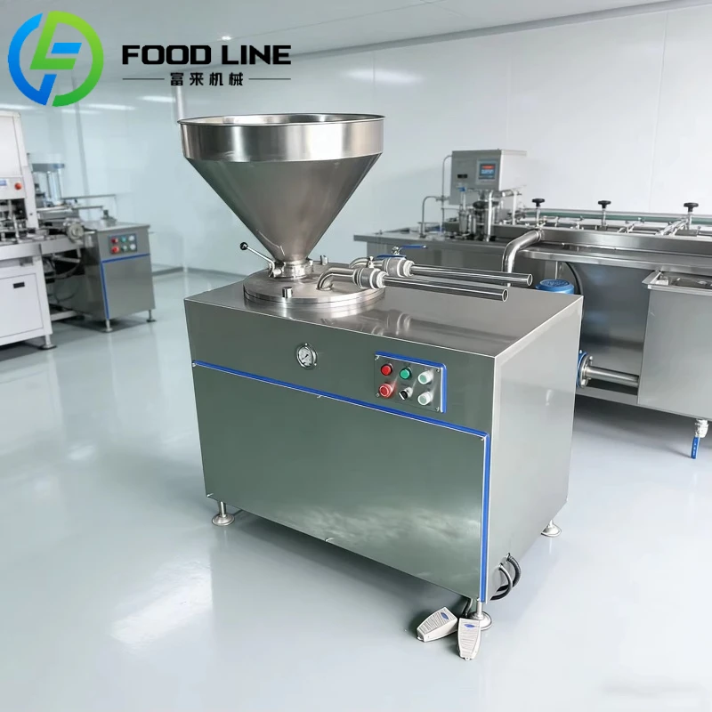 

Customized Fully Automatic Hydraulic Stainless Steel Enema Machine with Motor Meat Stuffing Filling Equipment 110V/220V/380V