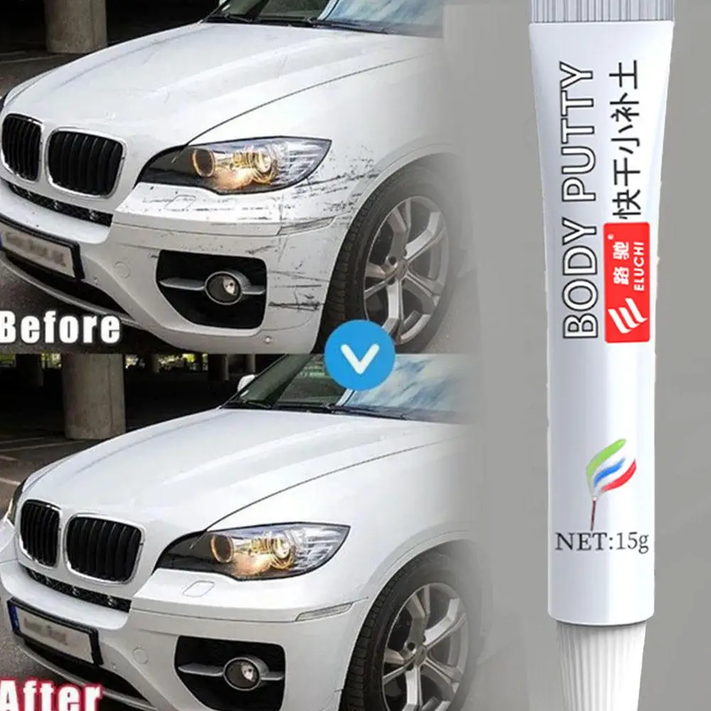 Touch Up Paint for Cars Universal Color 15g with Scraper Sandpaper DIY Car Paint Scratch Repair Quick & Easy Fix Scratch Repair