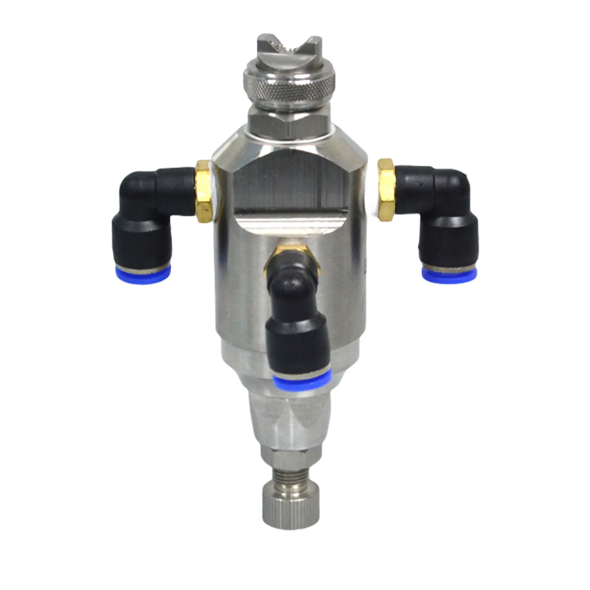 Stainless Steel Three-fluid Air Atomizing Nozzle Anti-drip Atomizing Nozzle Automatic Air Atomizing Nozzle