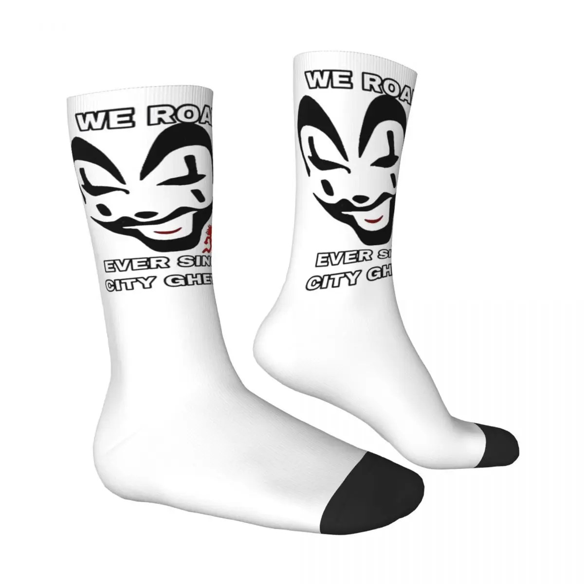 Chaussettes coordonnantes unisexes pour hommes, bas Hip Hop, chaussettes chaudes modernes, chaussettes douces, conception de planche à roulettes, Insane, Clown, Posse Juggalo, automne