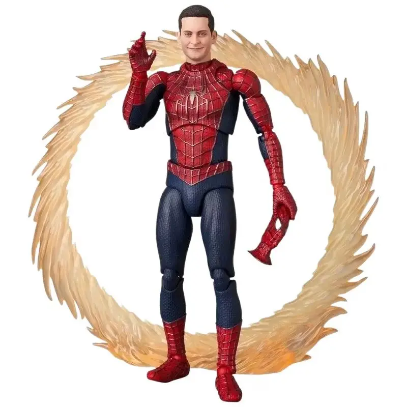 Neue heiße Mafex Nr. 241 Spider Man Toby Maguire Heroes Have No Return Friendly Neighborhood Actionfigur Modellspielzeug Sammlerstück