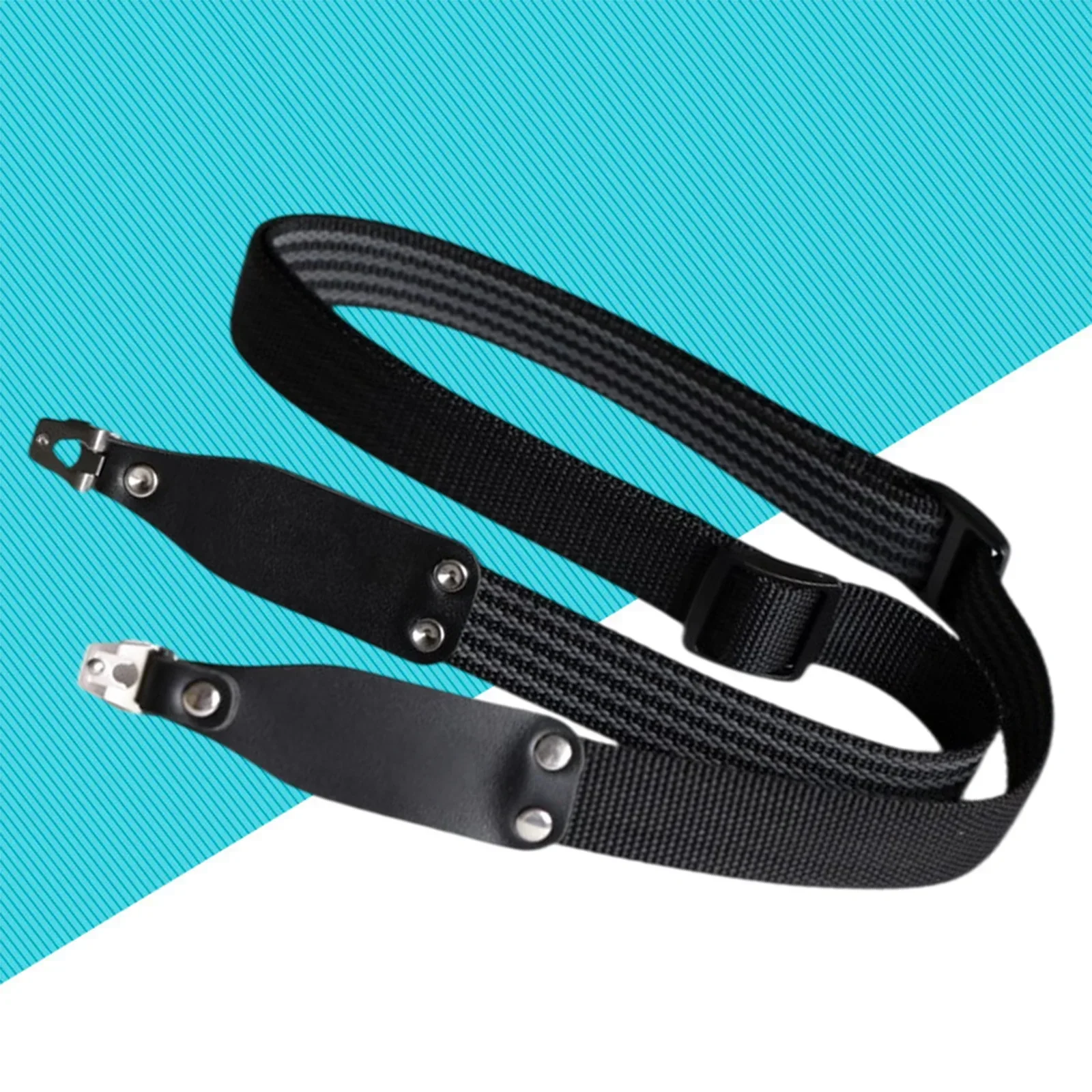 NEW Camera Strap Anti Slip Neck Shoulder Straps Adjustable Nylon FOR Mamiya M645/1000S Width 25mm Rivet Buckle Strap Lock Black