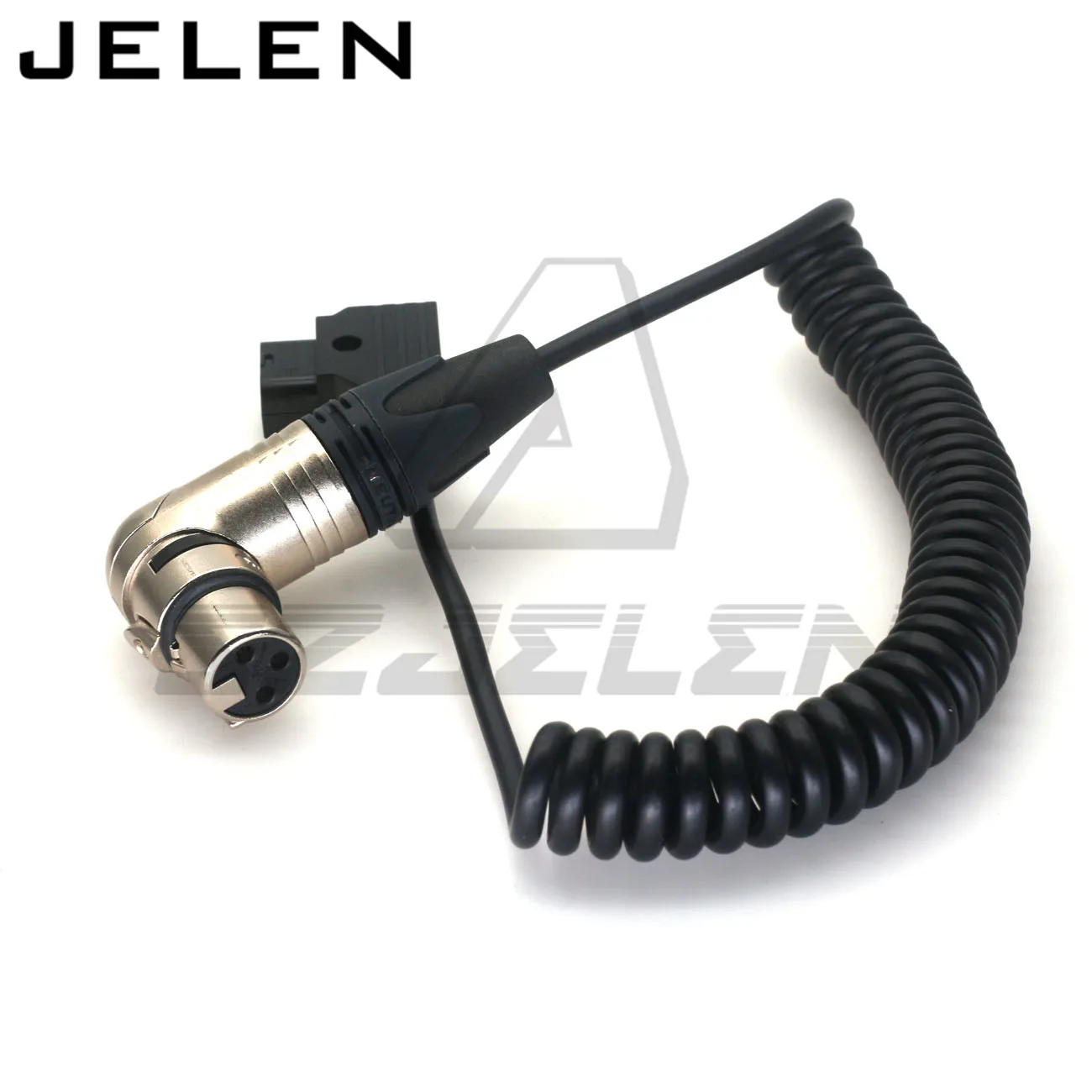 DTAP  to right angle NEUTRIK XLR 3-pin Female Connector for  SmallHDCine24 Monitor power cord