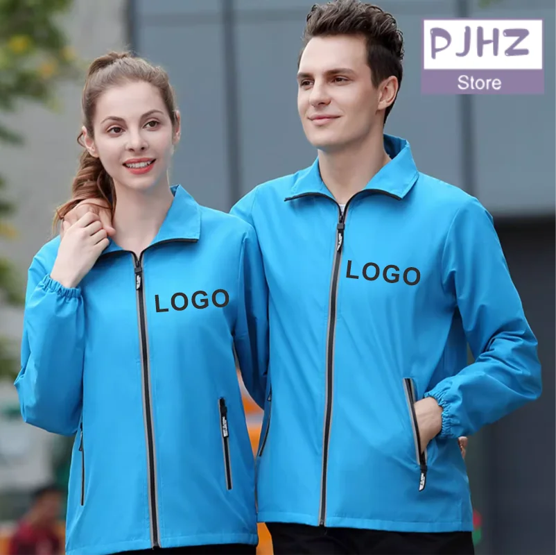 Thin Jacket Spring And Autumn Outdoor Jackets Mountaineering Camping Skiing Windproof Coat Custom Logo Print Embroidery
