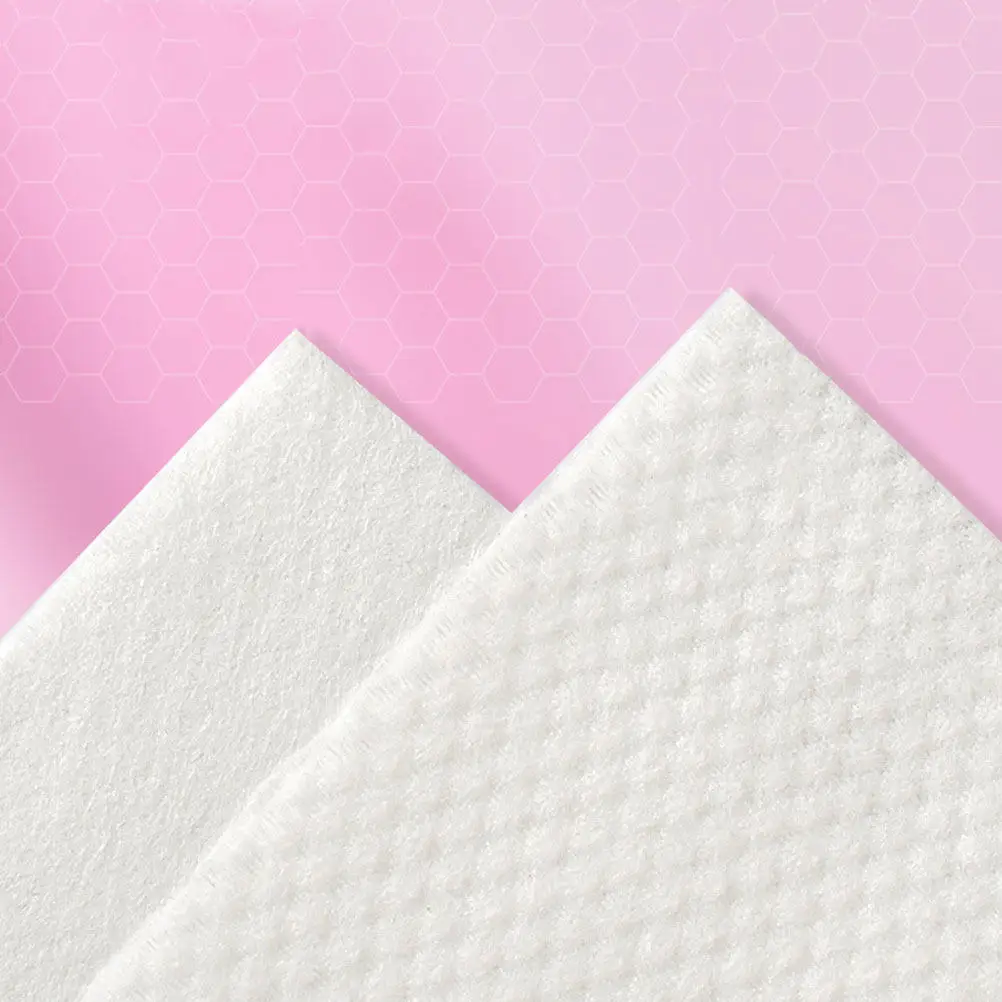 2 Rolls Cotton Soft Disposable Face Towels Makeup Removal Dry Wet Use Facial Tissue Cleansing Towelettes Durable view 3