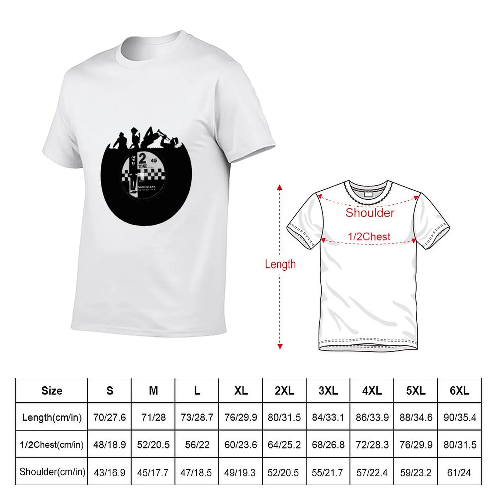 Breaking Records - Two Tone T-Shirt Plus Size All Match Tee Shirt