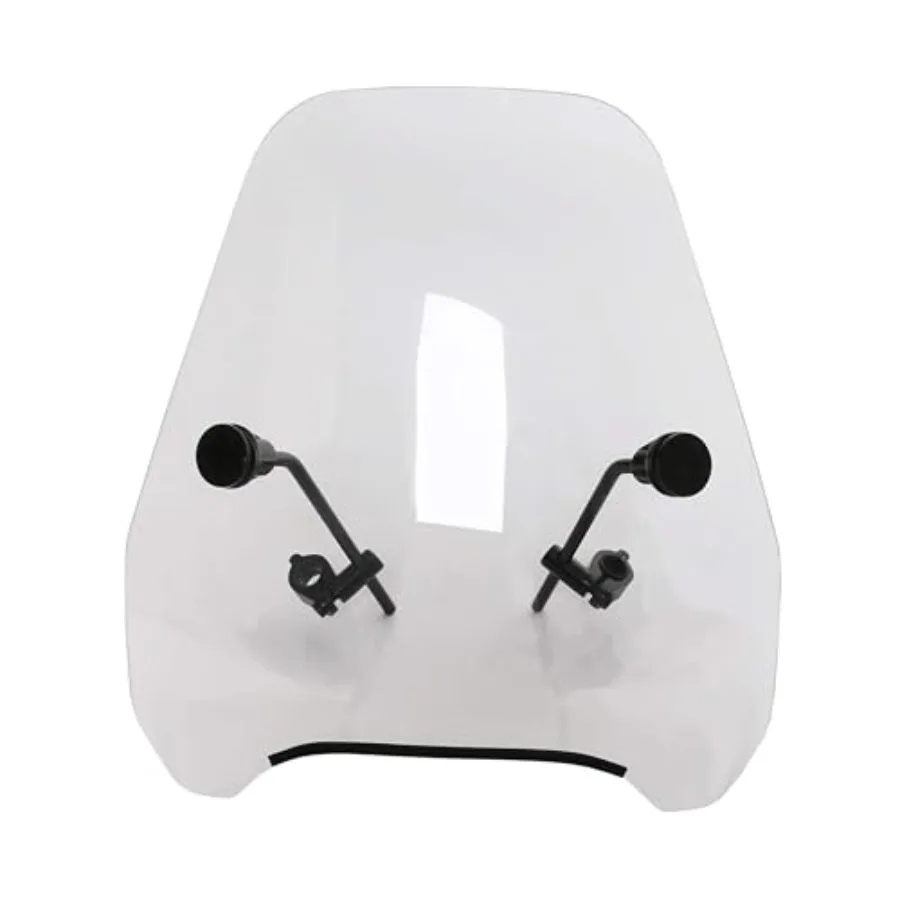 

Универсальное 15 лобовое стекло мотоцикла, прозрачное большое ветровое стекло для мотоциклов Harley Yamaha Honda с ручками 7/8 или 1