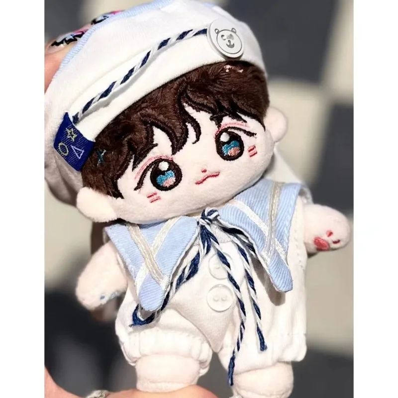 Kpop star idol marine sailor anzug süßes kostüm cp seestern normale 10cm plüsch puppe ausgestopfte kleidung plushie kleidung