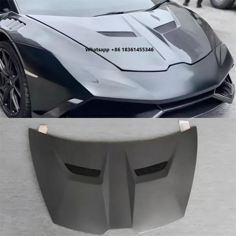 

For LP610 LP580 Car Headliner Upgrade Auto Parts Kit High Quality Real Dry Carbon Fiber Hood Engine Cover