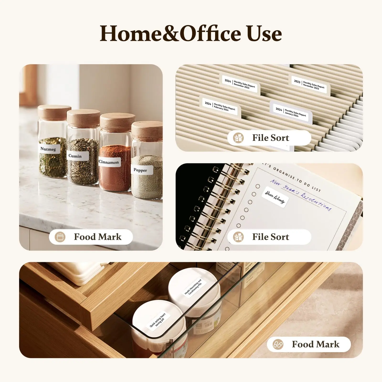 Niimbot D11/D110 Label Maker Wireless Pocket Self-Adhesive Name Tag Sticker Printer for Home Office image 4