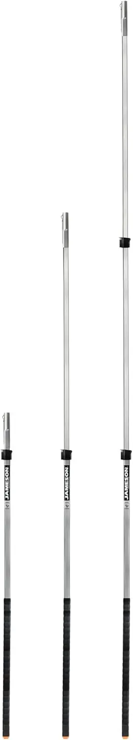 

16 ft Telescoping Extension Pole, Aluminum 85-192 in, Tri-Oval Lightweight Design, Double Lock System, Female Ferrule for Tree P