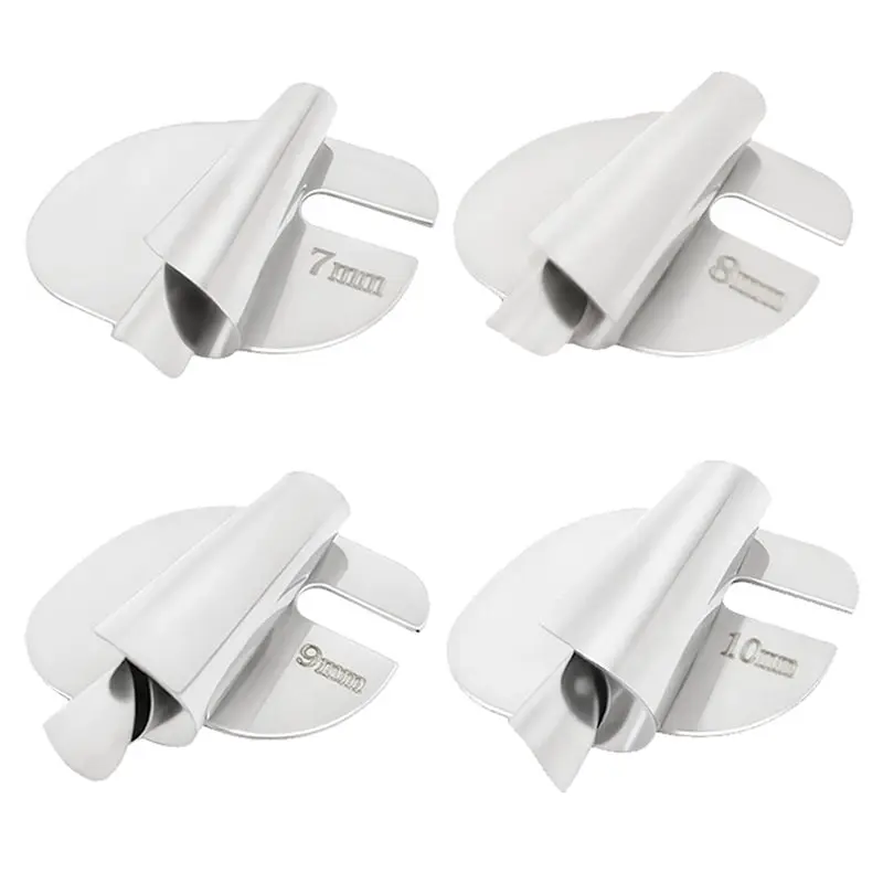 AEA9-Sewing Machine Rolled Hemmer Foot - Stainless Steel Accessories For Fabric Handling