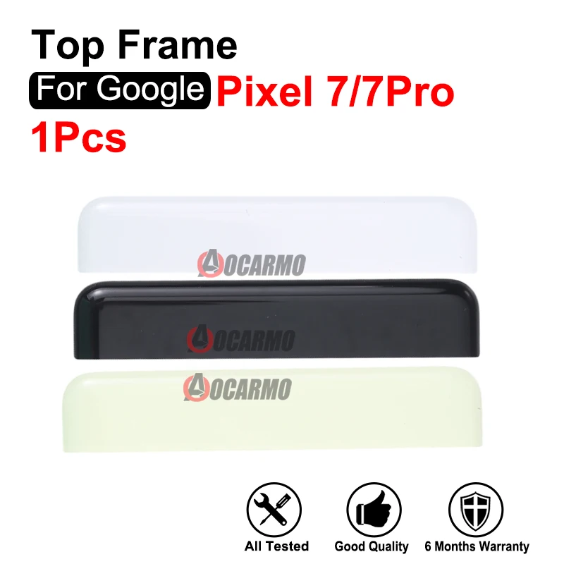 For Google Pixel 7 Pro 7Pro Back Cover Panel Bezel Housing Bezel Top Frame Replacement Repair Parts