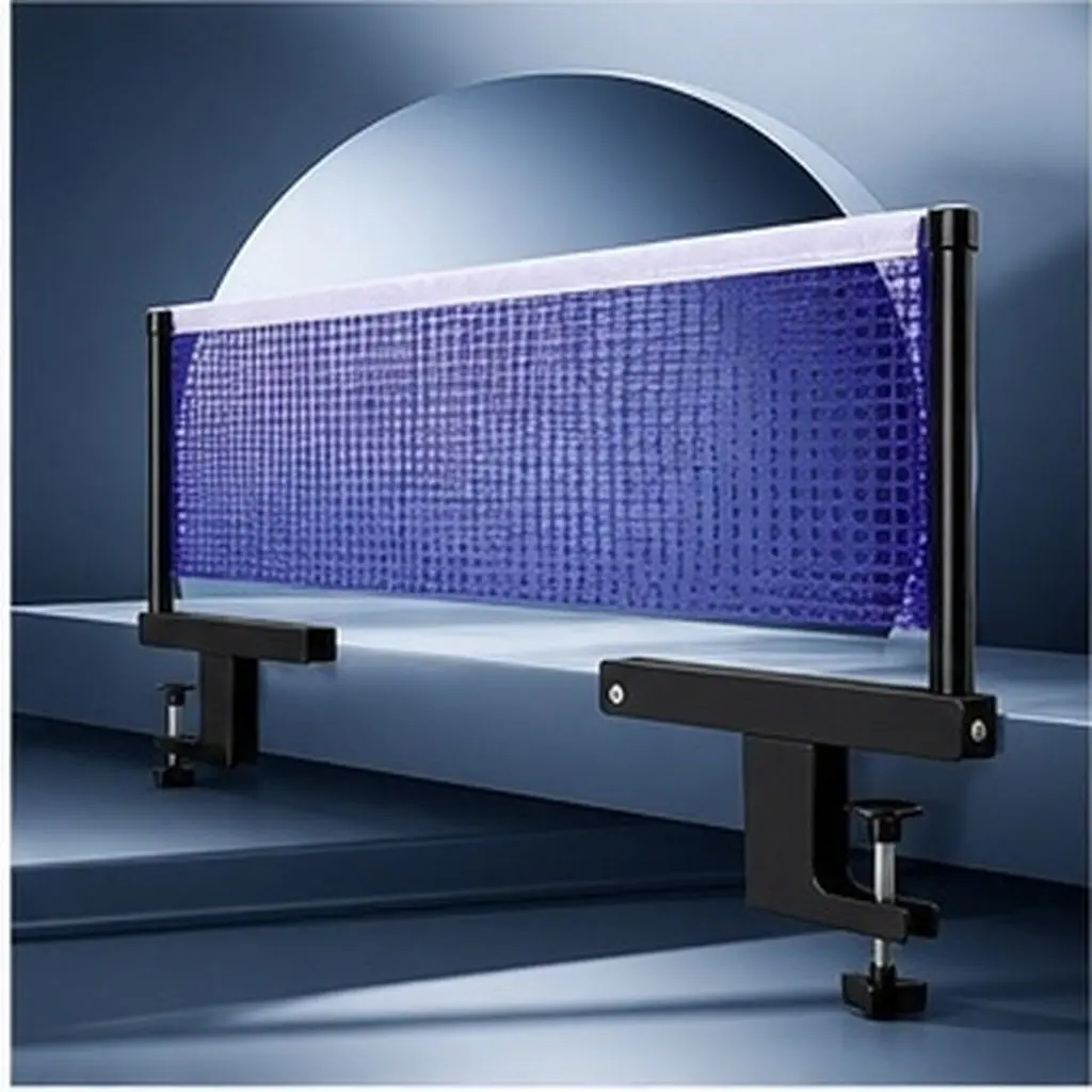 Universal Portable Table Tennis Net Elastic Mesh Barrier Indoor Outdoor Pingpong Table Net Post Replacement Set