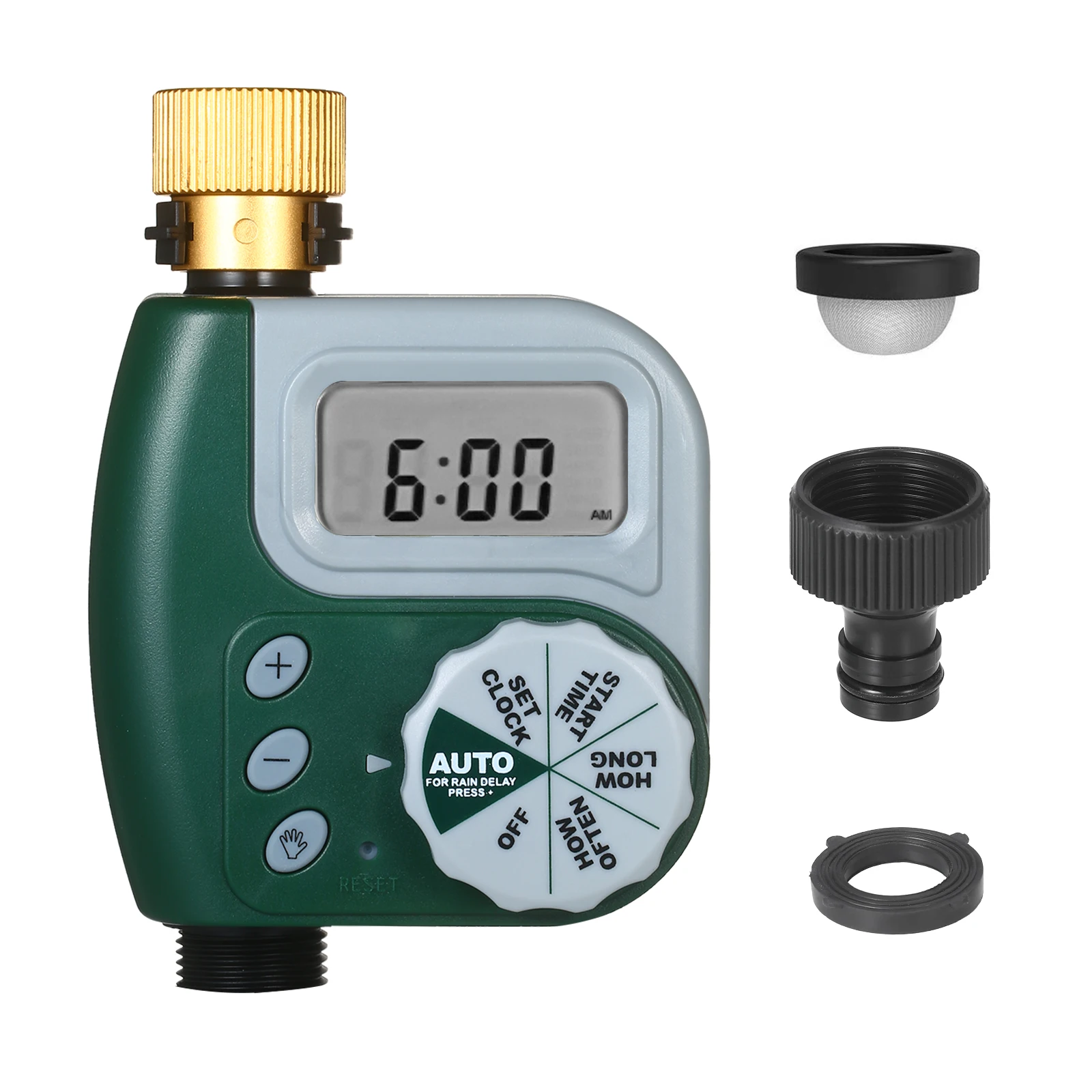 Digital Programmable Water Timer Waterproof Garden Lawn Faucet Hose Timer Automatic Irrigation Controller  Leakpoof Connector