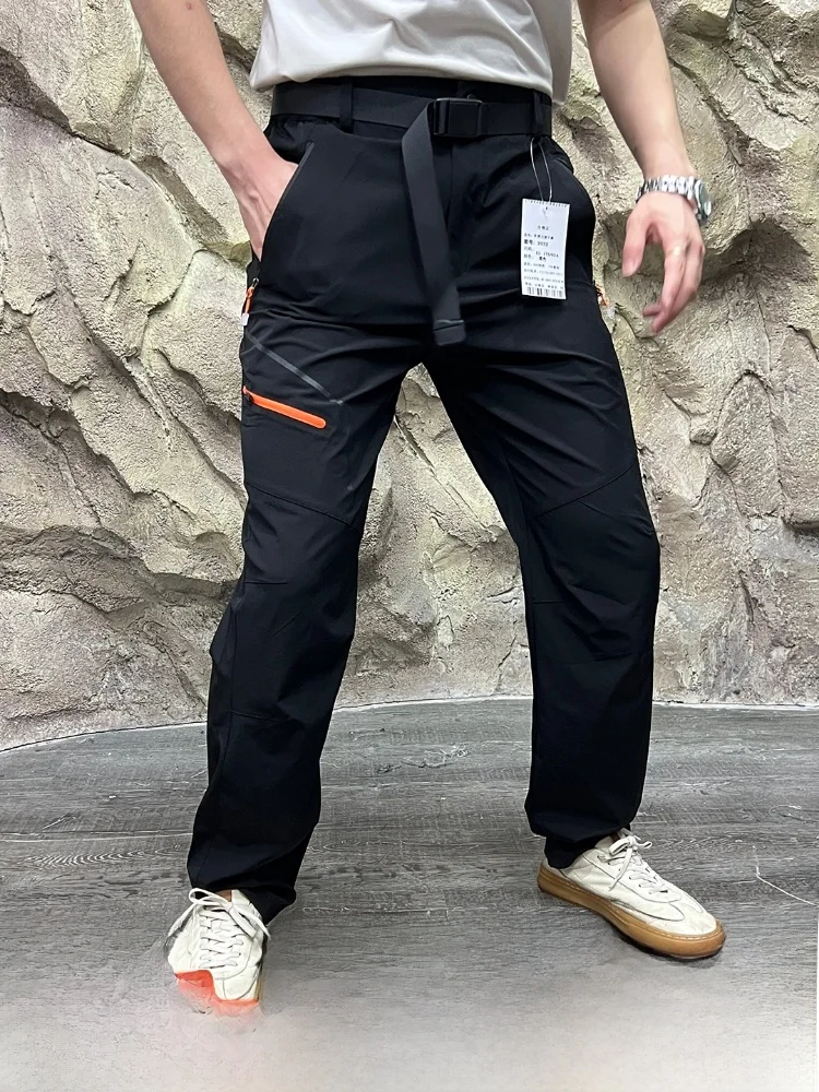 

Outdoor Functionali встречает Sle: 3D индивидуальные уличные мужские повседневные брюки с дышащей застежкой-молнией, тонкие, Qui Dry, весна-лето