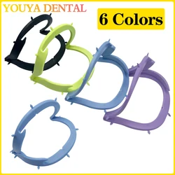 1pc Dental Foldable Frame Dental Rubber Dam Frame Tool Plastic Rubber Dam Sheets Holder Oral Barrier Tools Dental materials