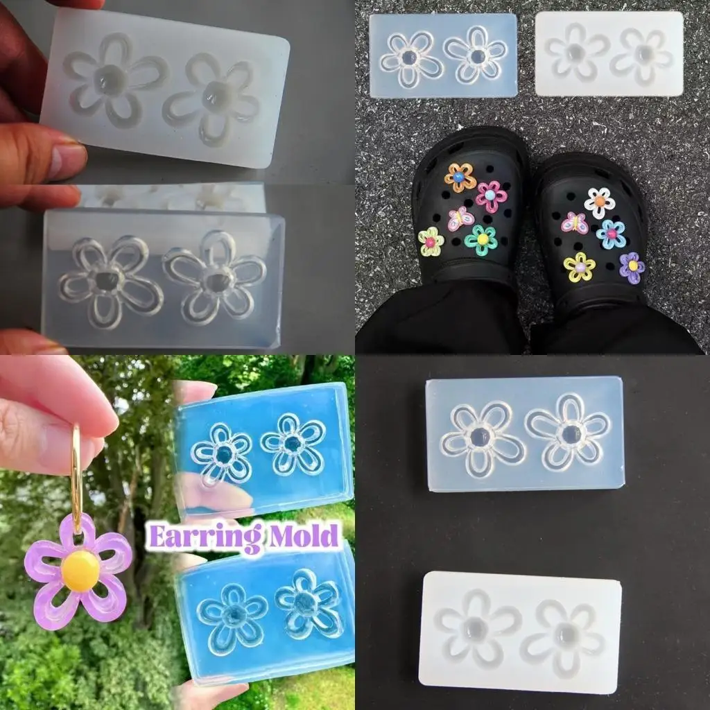 

J78F Easy Demold Цветочные ювелирные изделия Изготовление силиконовых форм для поделок Цветочные формы