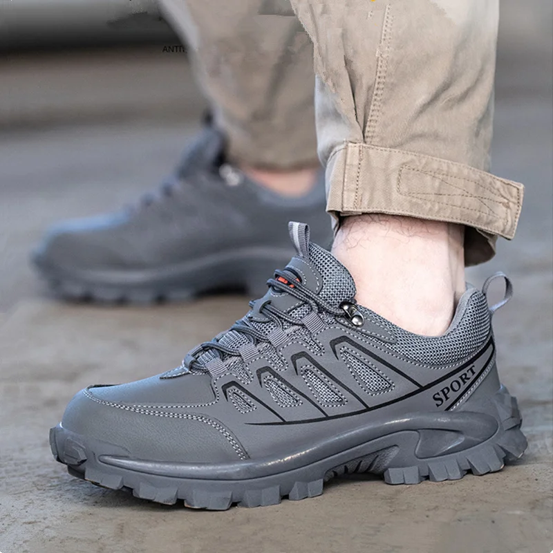 

Дышащая защитная обувь, ботинки со стальным носком, противопрокольные, нескользящие защитные рабочие кроссовки, удобная рабочая обувь для женщин