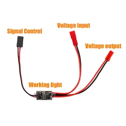 2-20A High Current Remote Control Electronic Switch 3-30V Aerial Model Plant Protection RC Drone Water Pump PWM Signal Control