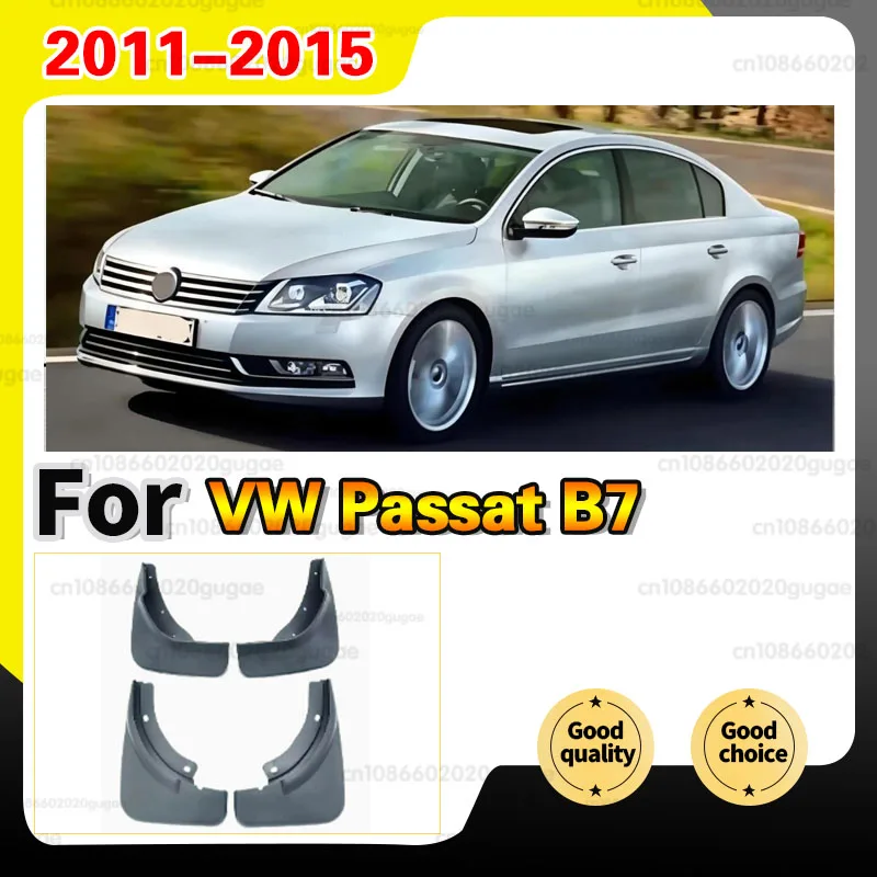 Front Rear 4X Car Mudflaps For VW Passat B7 3C Variant Combi Estate 2011 - 2015 European Mud Flaps Splash Guard Mudguards