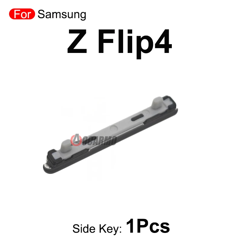1Pcs Silver/ Blue/ Purple /Gold /Black/ Button For Samsung Galaxy Z Flip 4 Flip4 Sike Keys Replacement Parts