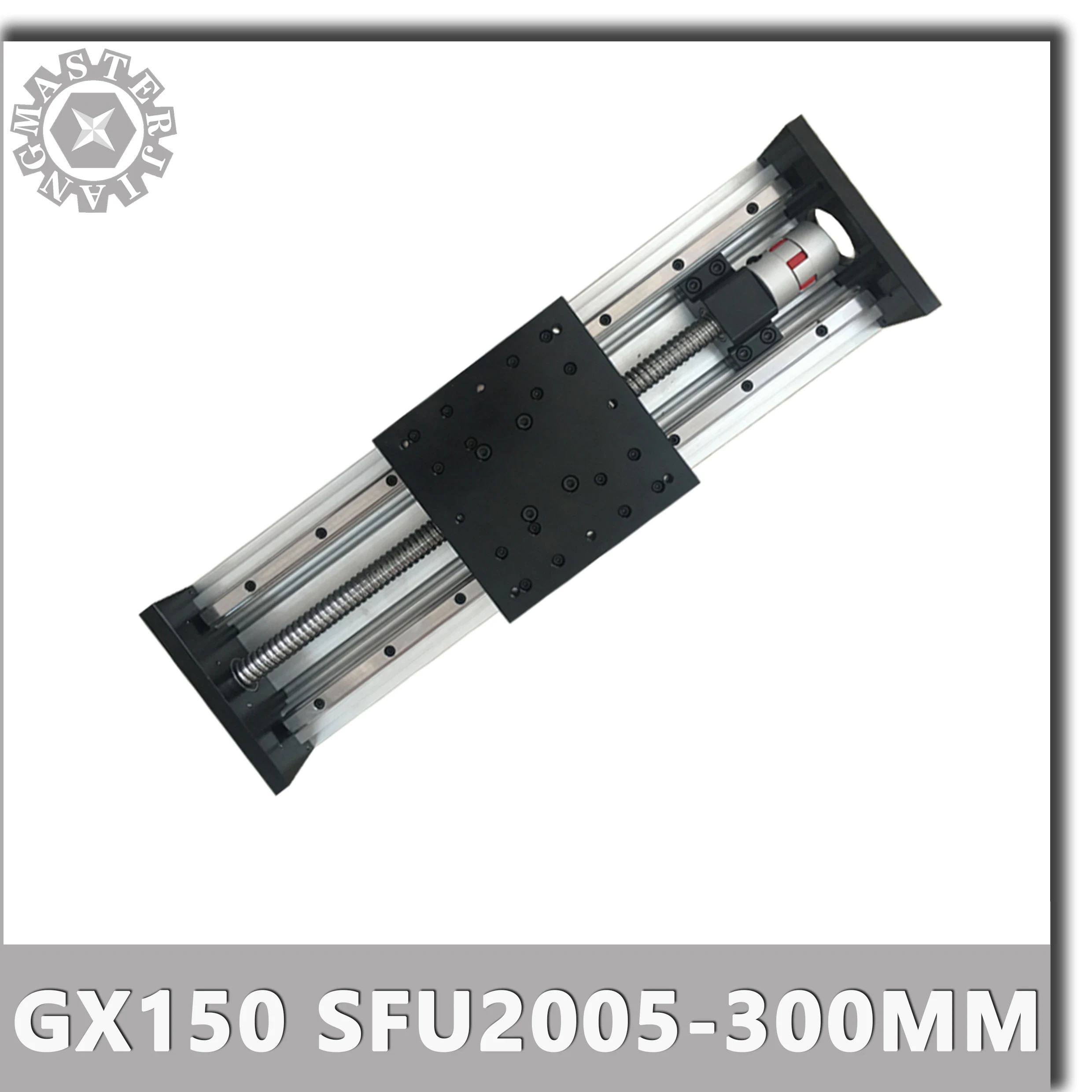 Customized GX150 SFU2005-300mm Linear Guide Rail Linear Actuator System Module no Motor+Coupling for 80ST 90ST Servo Motor