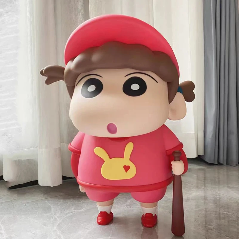 Anime Angry Shinnosuke Figures Crayon Shin Chan Toys Peripheral Beep Mouth Nohara Shiro Figurine PVC Collection Cute Decor Gifts