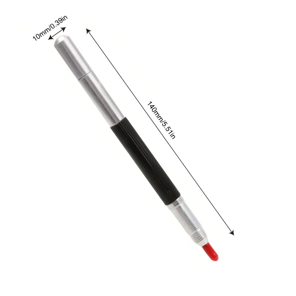 Tungsten Carbide Tip Scriber Dual-end Etching Engraving Scriber Pen with Caps for Glass Ceramics Metal