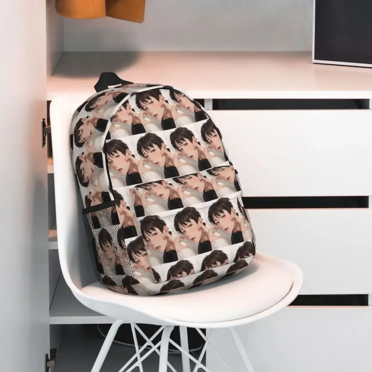 

Рюкзак Cha Eunwoo, Лидер продаж, рюкзак большой емкости для мальчиков и девочек, сумка для книг, сумки на плечо для мужчин, женщин, детей, школьная сумка