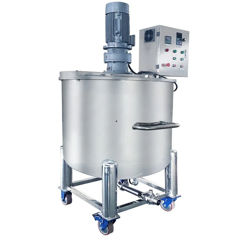 High quality vacuum homogenizer emulsifier 100L 500L 1000L cosmetic cream homogenizer mixer emulsifier