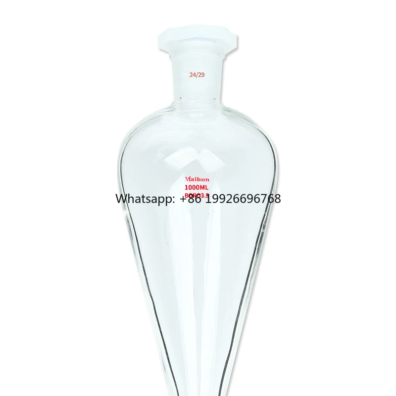 

Factory Direct Sale Labs 500ml Glass Separating Funnel with Glass Stopcock factory