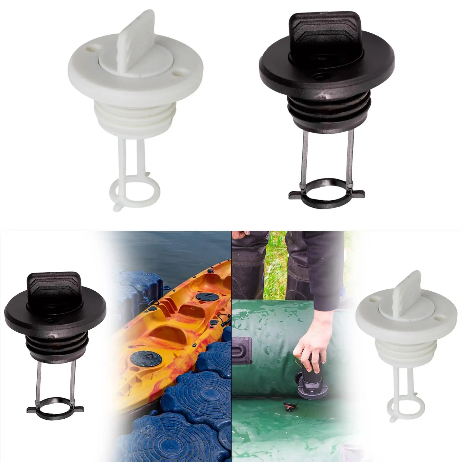 จุกปิดท่อระบายน้ำเรือ เหมาะสำหรับท่อระบายน้ำขนาด 1 นิ้ว ปิดผนึกได้ดี อุปกรณ์เสริมระดับมืออาชีพ ขนาด 6.6x4.3 ซม. อะไหล่ทดแทนแบบพกพา ทำจากไนลอน