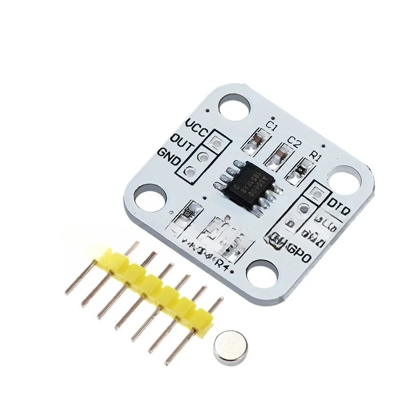Codeur magnétique AS5600 de haute précision 12 bits-Module de capteur d'angle d'induction magnétique, aimant gratuit inclus