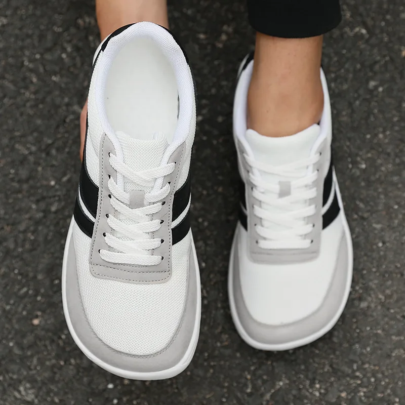 Zapatos De Hombre, zapatillas De deporte con punta ancha, moda nueva, suela suave, zapatos anchos, calzado informal para exteriores, zapatos descalzos De malla Unisex, Tenis De Hombre