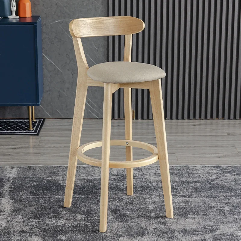 Kitchen Office Nordic Bar Stools Make Up Wooden Party Luxury Bar Stools High Designer Barstool Taburete Alto Cocina Furniture