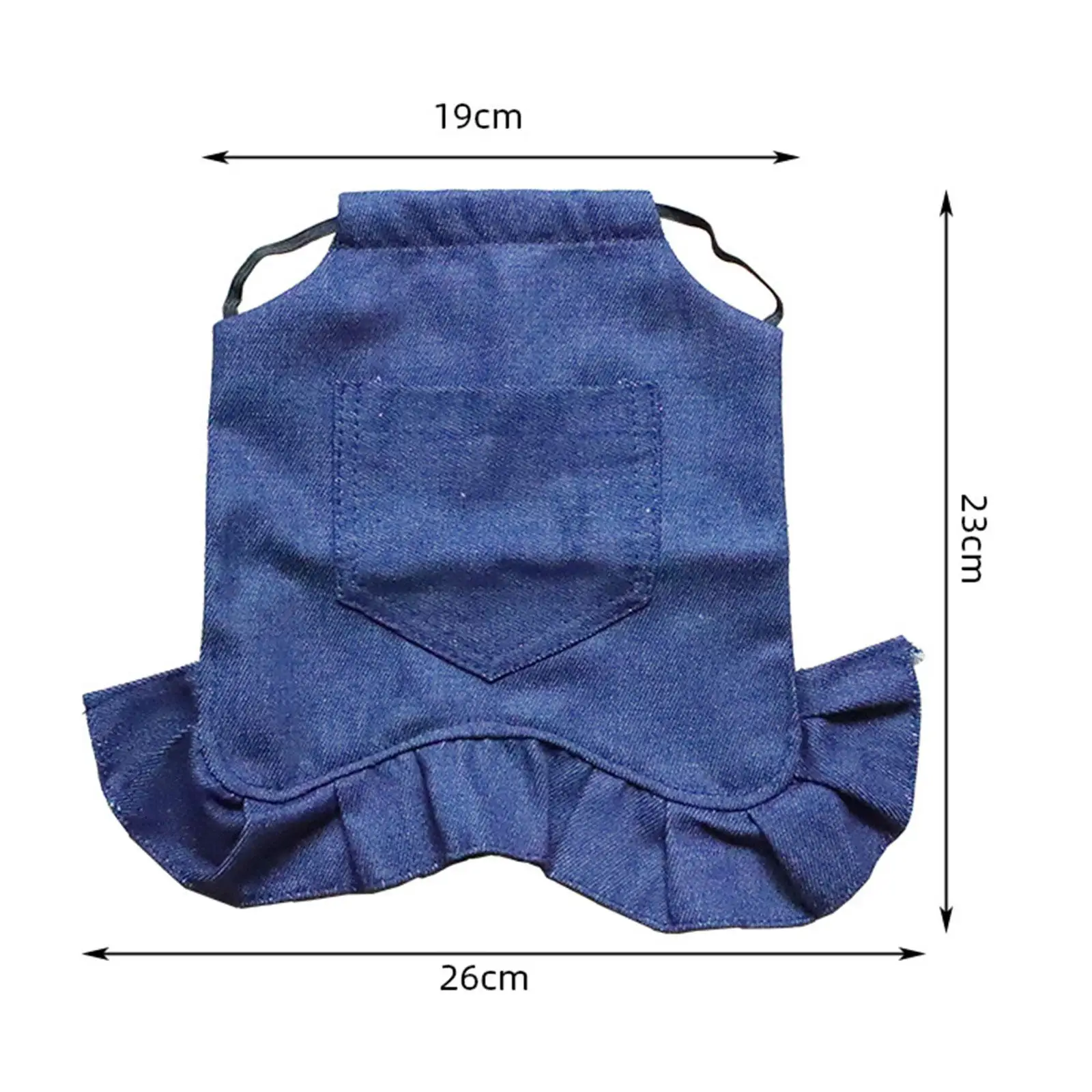 Durable Chicken Saddle with Pocket for Hens Denim Feather Protector Jacket Easy Wear Straps Lightweight Poultry Care Supplies