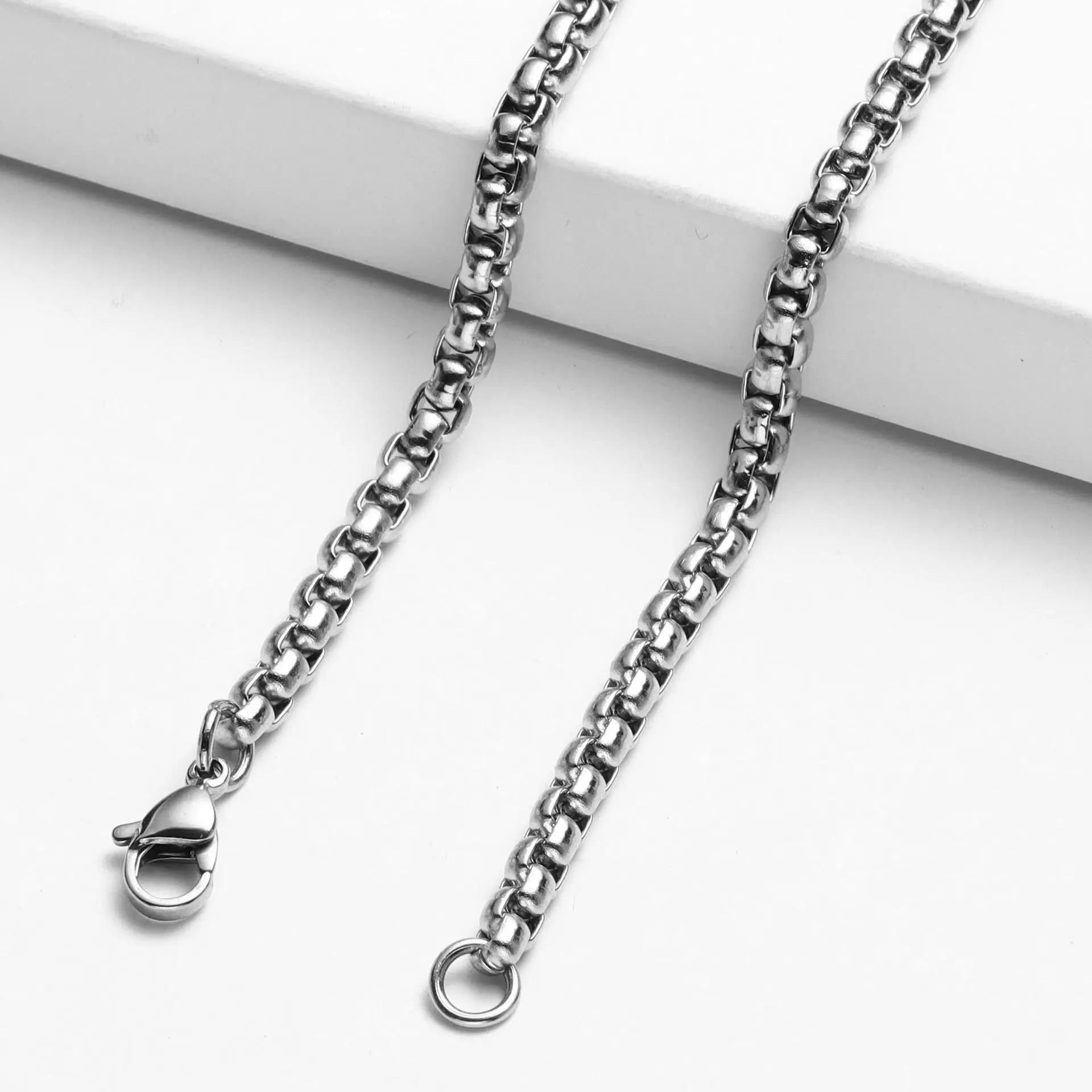 HNSP 316L Edelstahl-Seilketten-Halskette für Herren, wasserdichter Schmuck, Accessoires, Großhandel – Detail 2