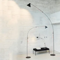 Ayno floor lamp Minimalist led Fishing reading Lamp with Fishline Adjustable Living Room Study Bedroom Beside Long Line Arc Lamp